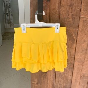 Lucky in love tennis skirt- layered ruffles- almost brand new!